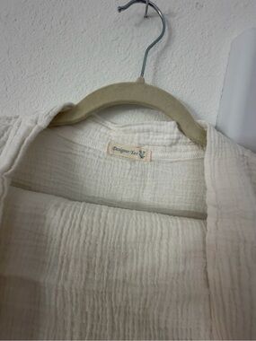 Women’s Set Cream Button-Up Shirt and Pants